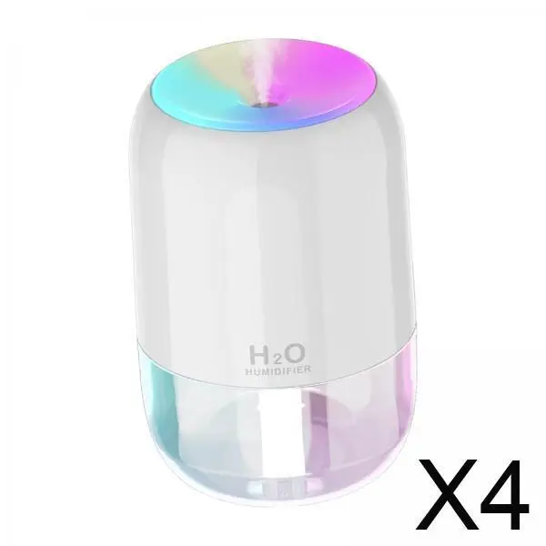 

4x200 мл увлажнитель автомобиля диффузор эфирного масла портативный для спальни легкий белый