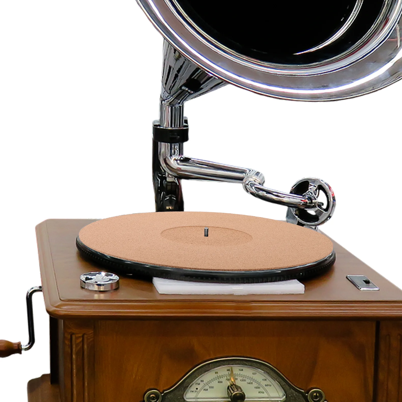 Gramophone Cork Vinyl Record Mat Recorder Protection Pad Turntable Platter Protective