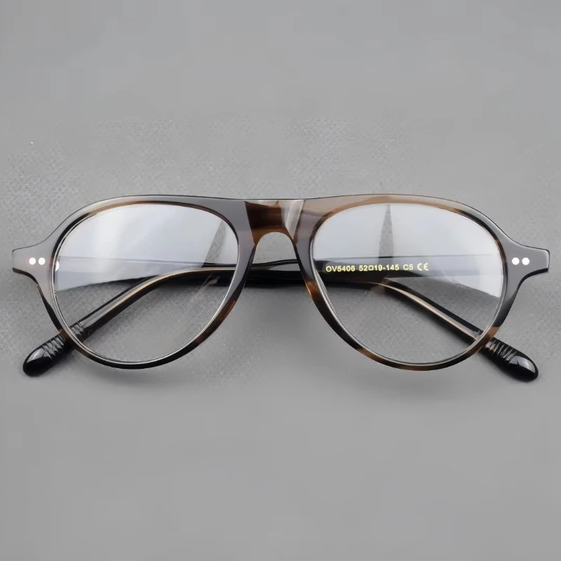 日本と韓国のレトロアート、酢フレーム、多用途、男女兼用、大型フレーム、細い脚、ヒキガエル型ミラー、屋外用5406