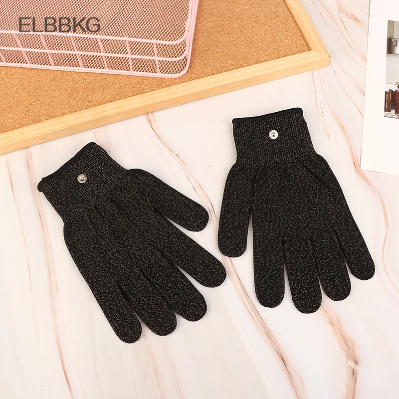 

1Pair S/M/L Conductive Silver Fiber Electrode Gloves Pads Electrotherapy Massage Conductive Silver Fiber For Physical Massager