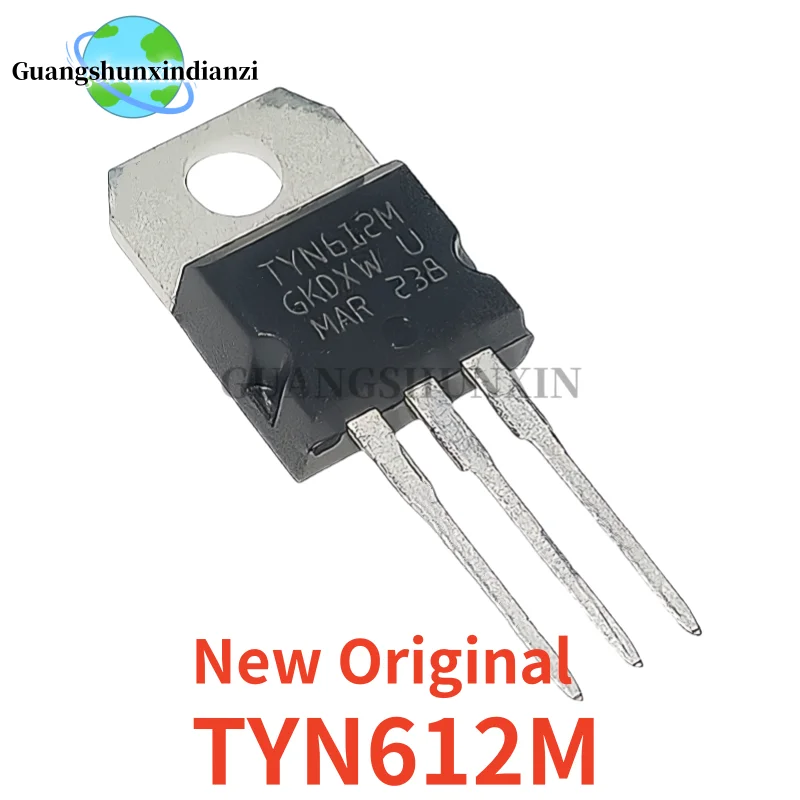 10-20PCS Brand New Original TYN612M TYN612 TO-220 600V 12A Unidirectional thyristor In Stock