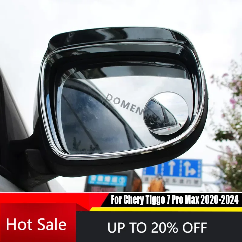 DOMEN New For Chery Tiggo 7 Pro Max 2020 2021 2022 2023 2024 Rear View Mirror Rain Shield Rearview Mirror Rain Eyebrow Decorativ