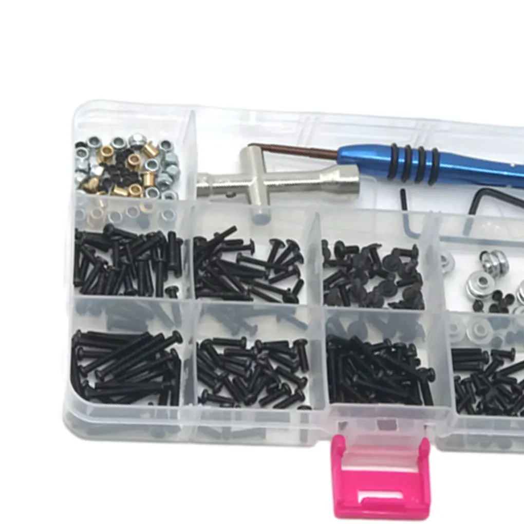 Rcgofollow Schroeven Kit Box Rc Auto Deel Stofdicht Rc Schroeven Kit Box Voor 1 16 Wpl C14 Off-Road Rc Upgrade Deel Rc Auto