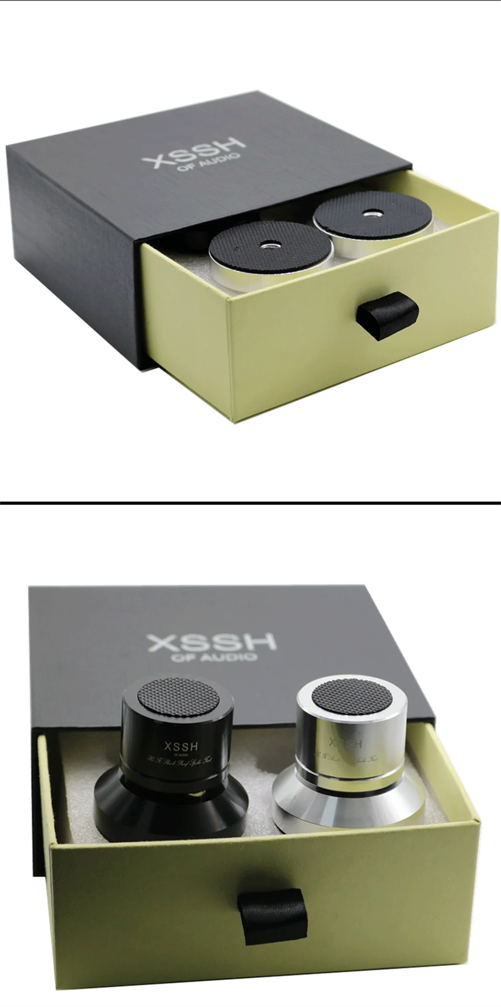 Stoßdämpfer Spike Home Theatre System Stahl Einstellbare Kabel Fach Pad FE Keramik Ball Fuß Basis Lautsprecher Stand ISOLATION Füße – Detail 10