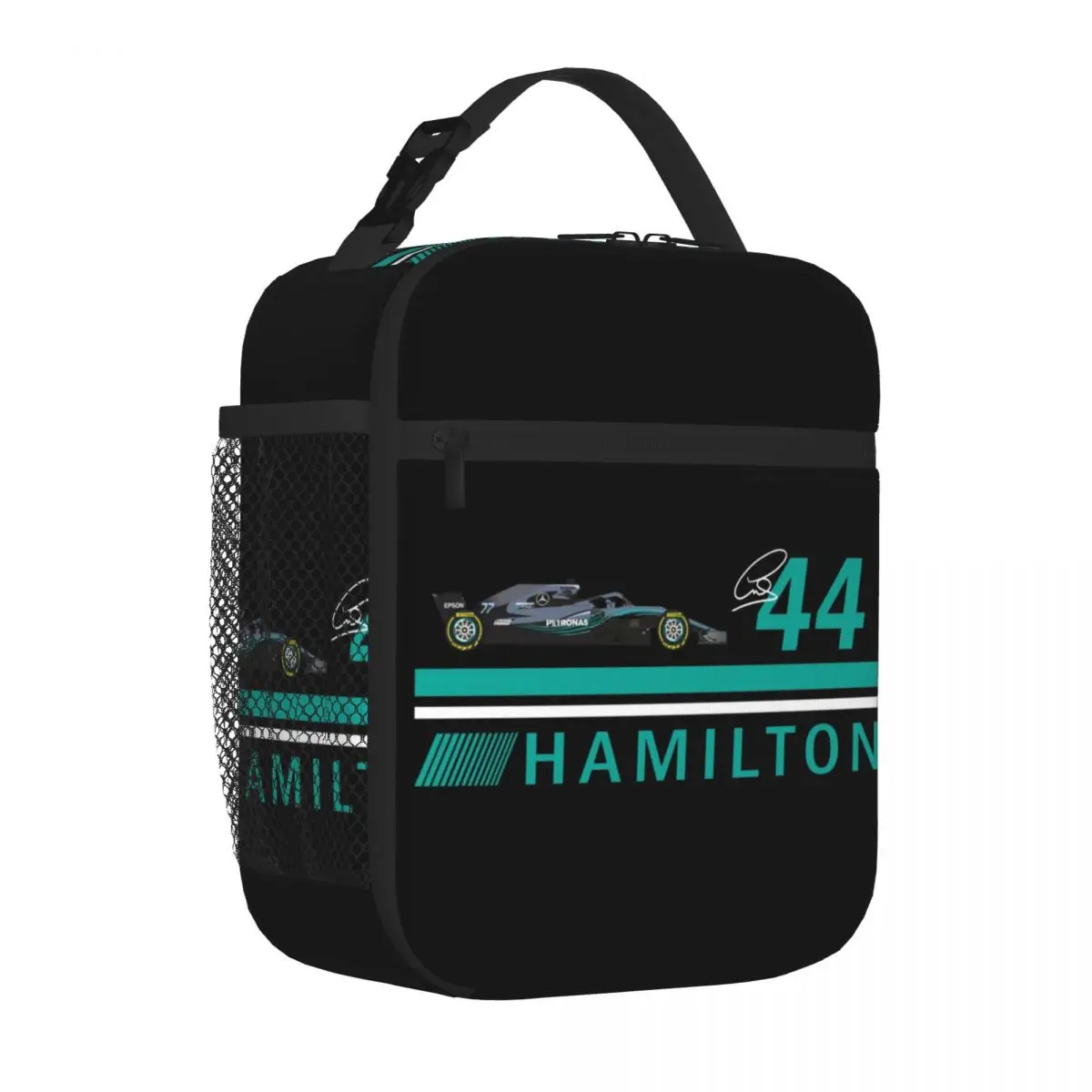 Lewis Hamilton Lunch Bags Insulated Lunch Tote Portable Bento Box Leakproof Picnic Bags for Woman Work Kids School