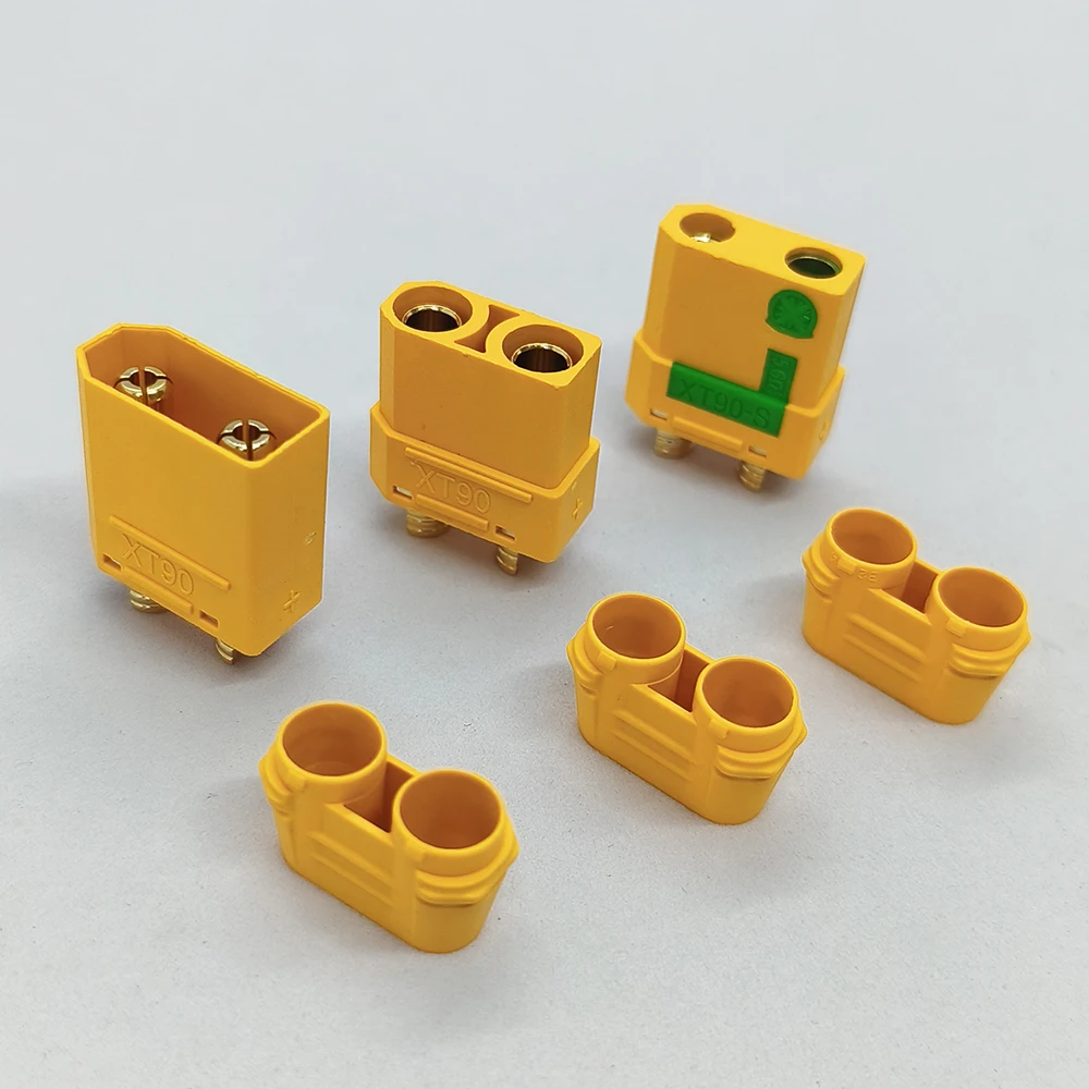 1 Stück XT90 Stecker-Buchse mit fester Halterung, T-Typ Stromanschluss für Elektroroller Lithium-Batterie Ladeanschlussgehäuse – Detail 3