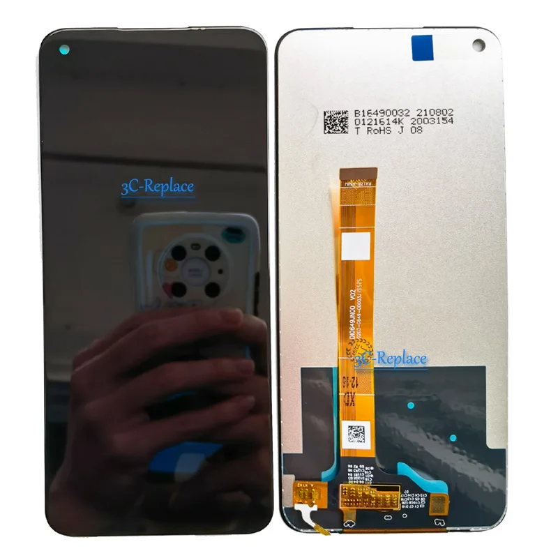 Black 6.5inch For Oppo Reno5 A 5G Reno 5A CPH2199 A101OP LCD