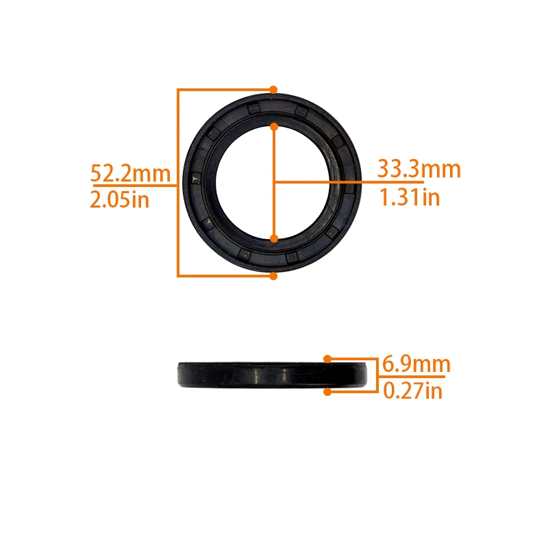 35x52x7 Crank Case Crankshaft Oil Seal For Honda GX340 GX360 GX390 188F 190F 11HP 13HP 16HP Engine