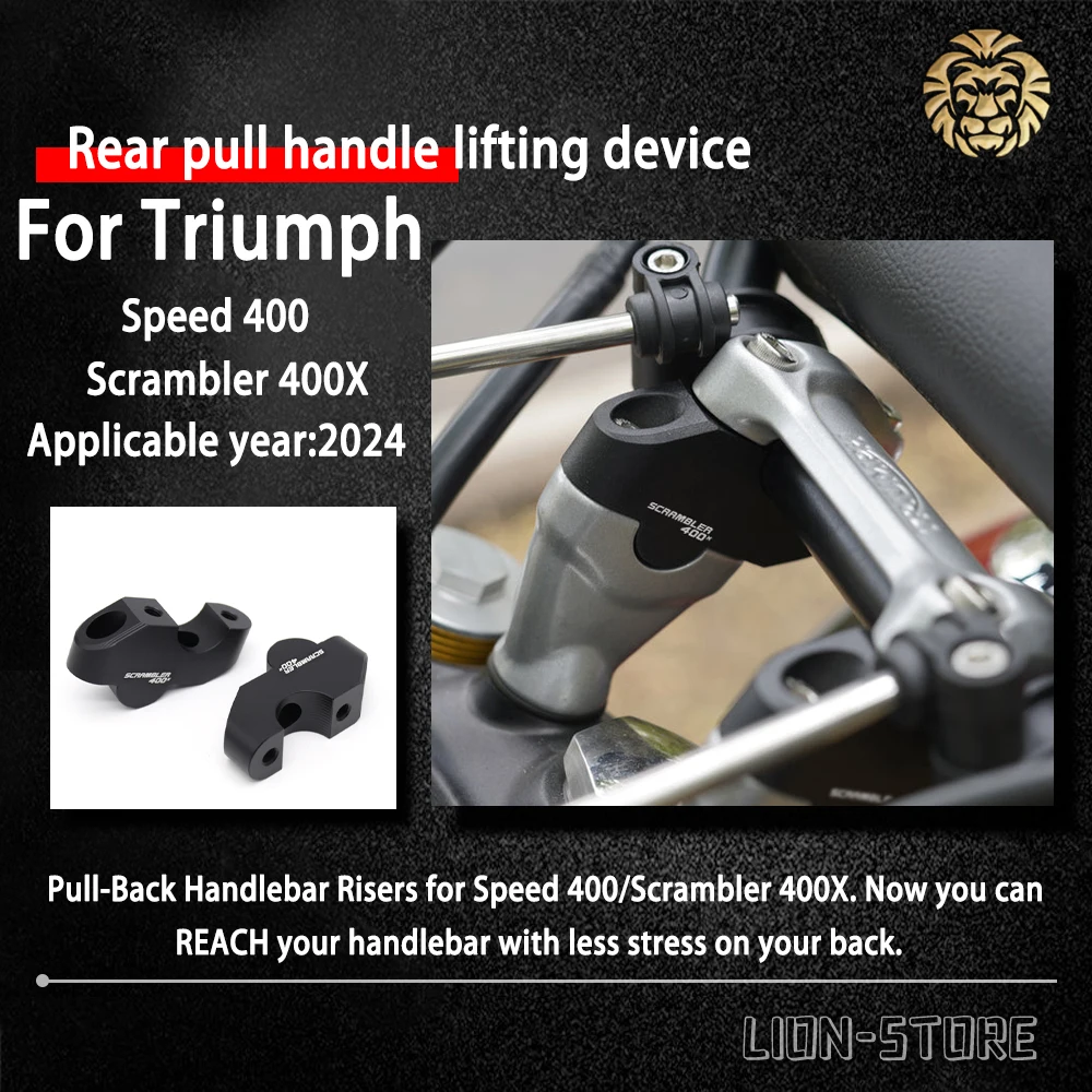 Ergonomic Driving Posture Improver for Triumph Speed 400 Scrambler 400X 2024 - Human Engineering Accessory