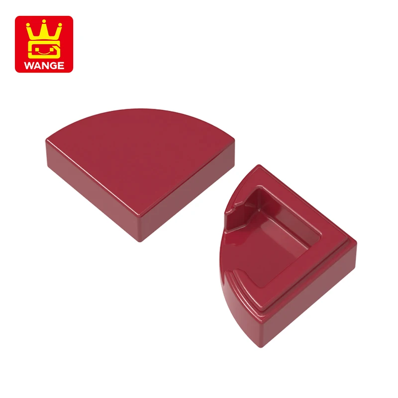

WANGE 25269 50g/442 pcs Tile Round 1x1 Quarter Block Moc Accessories Compatible with Brick DIY Children's Toy Assembly Parts