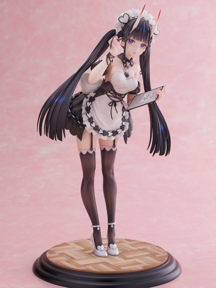 

25cm Anime Beautiful Girl Figure High-Quality Noshiro Maid Doll 2D Pretty Girl Desktop Ornament Collectible Model Gift Free Ship