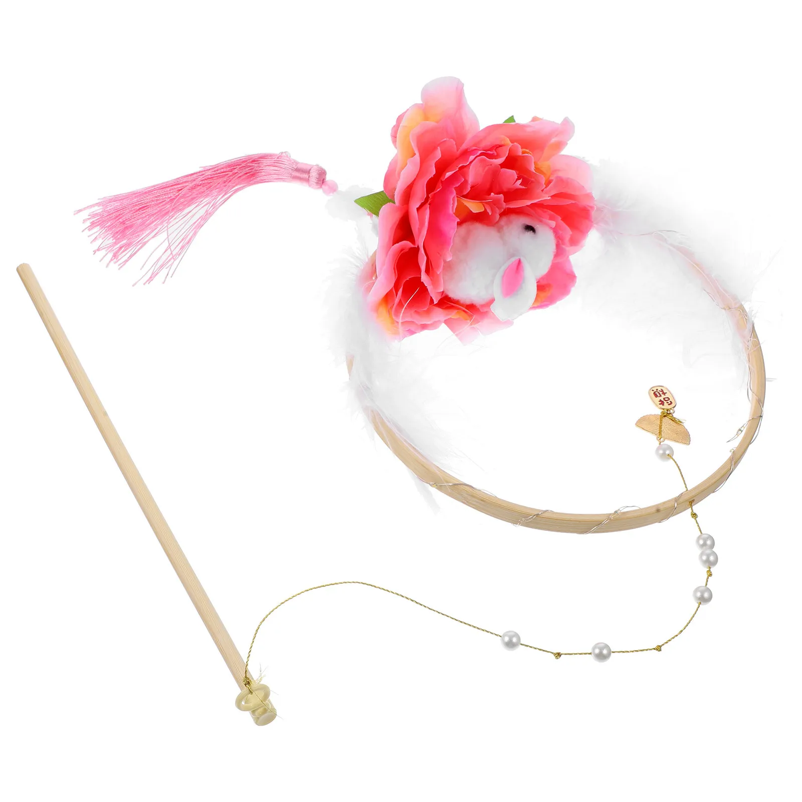 

1Set Rabbit Lantern DIY New Year Decorative Handheld Luminous Festival Lanterntoy Gift DIY Lantern Kit