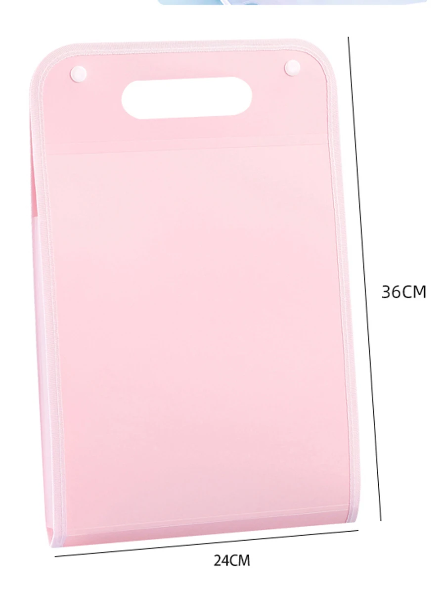 منظم ملفات الأكورديون متعدد المقصورات لتخزين إيصالات الاستخدام في المنزل والمكتب من ورق A4 #2