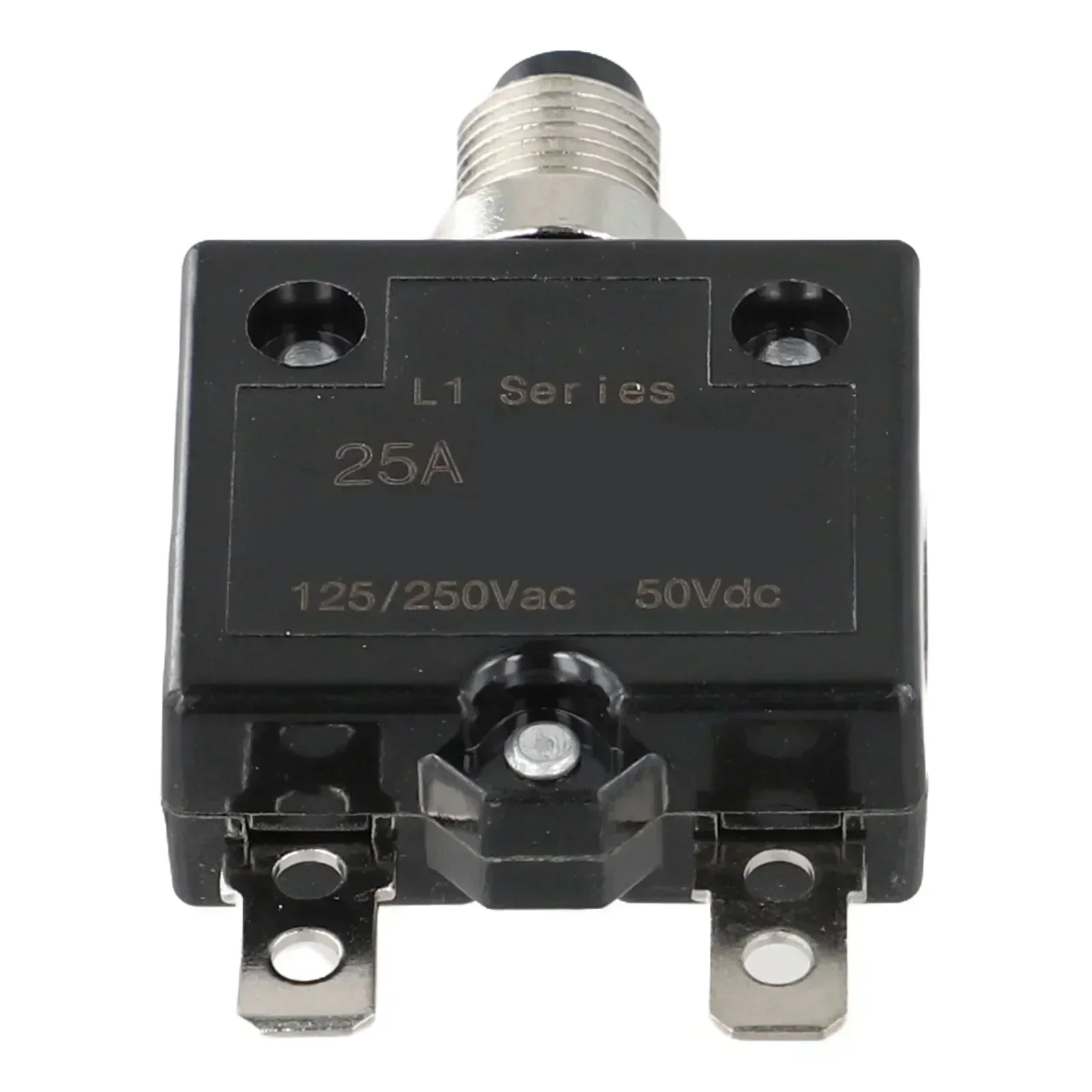 1pc 25A L1 Series Thermal Overload Protector Push Button Circuit Breaker Manual Reset Overload Protector For Home Appliances