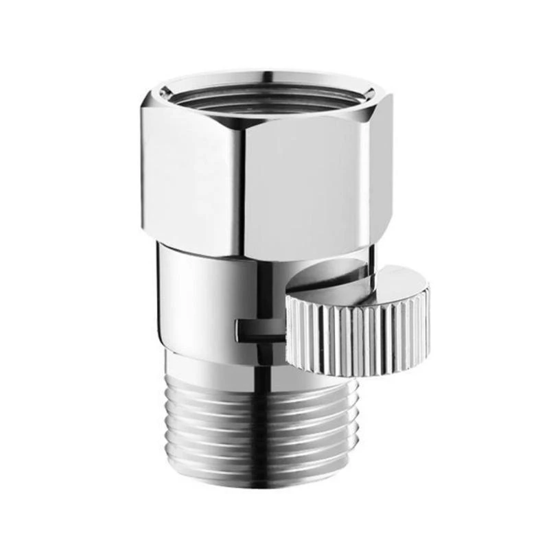 

652F Convenient Shower Head Water Control Adjustable Brass Shower Head Shut Off Valves Smooth Operation for Hand Shower Arm