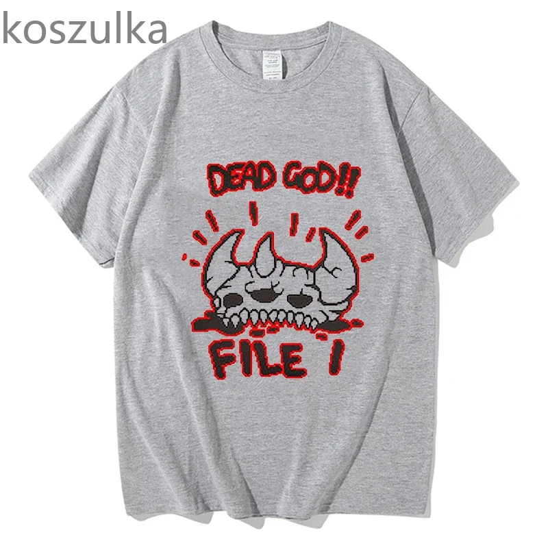 Binding Of Isaac 2024 T-shirt O-Neck Short Sleeve Dead GOD FILE Shirts Fans Gift Unisex Fashion Casual Pure Cotton Streetwear