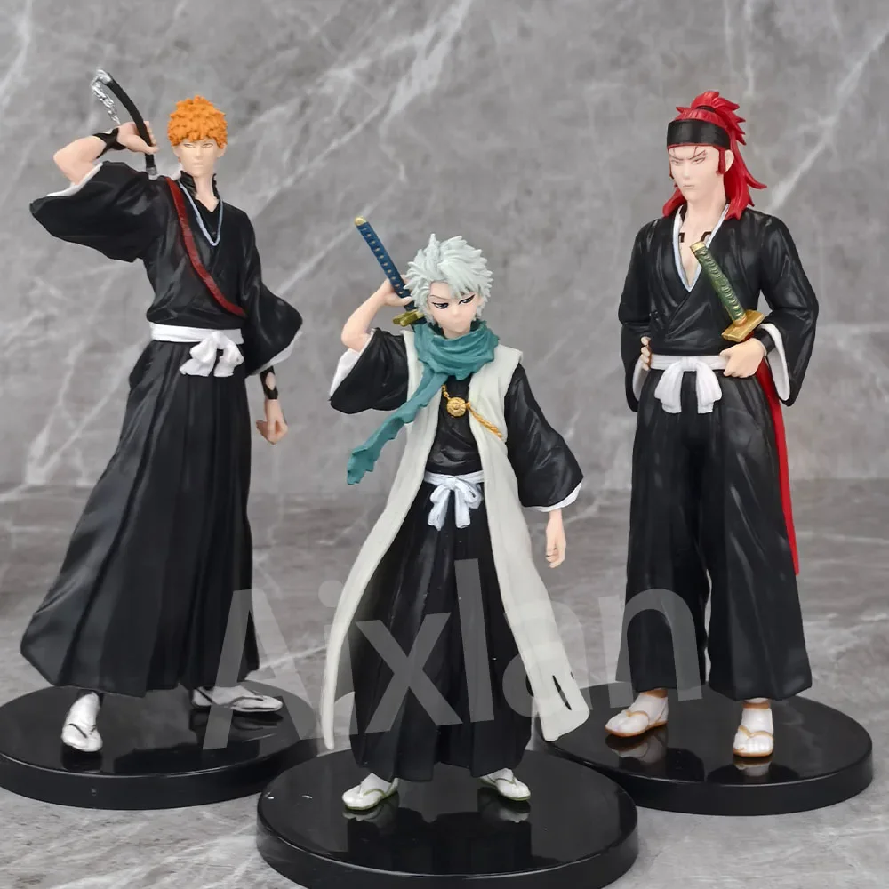 Aixlan 3 個ブリーチアニメフィギュア黒崎一護 PVC アクション