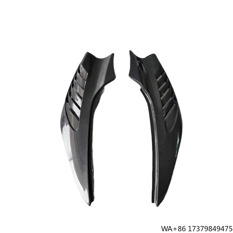 

Used for McLaren 720S Spider Upgrade V-style Fender Carbon Fiber Ventilation Grid Car Fender Body Kit