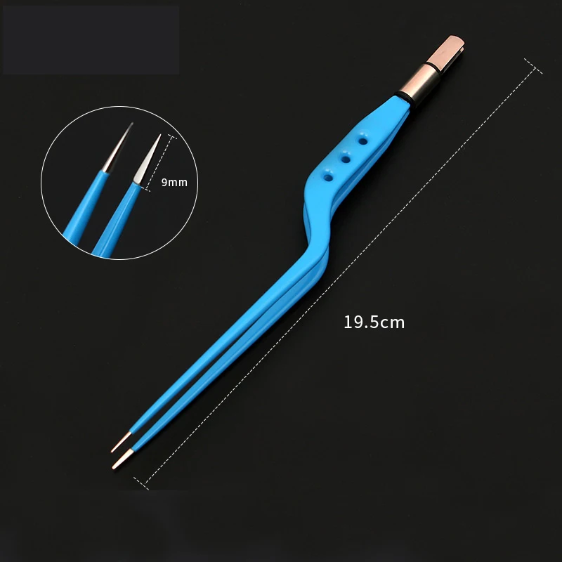 Bipolar coagulating tweezers electrocoagulating wire insert type high temperature and high pressure Electrocoagulation forceps