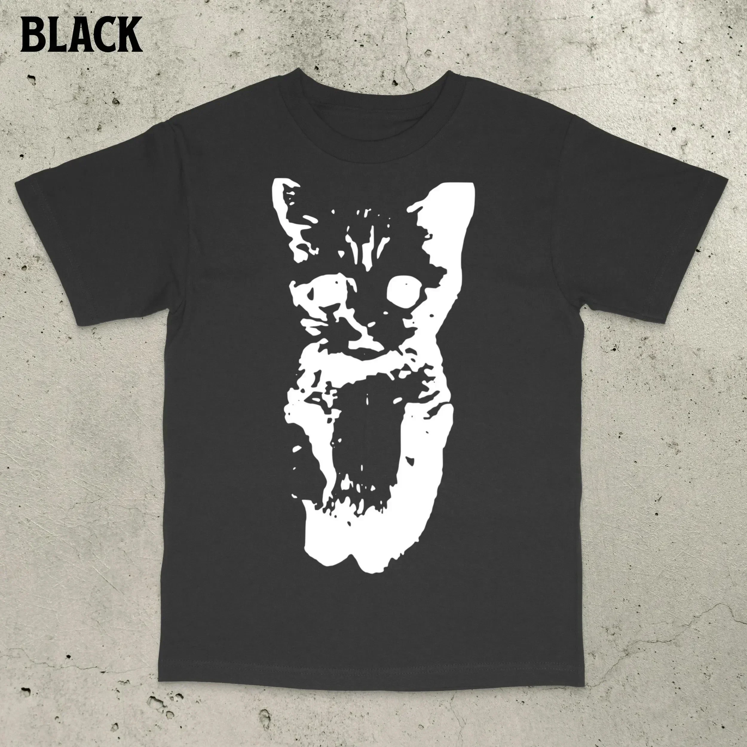 Cute Kitten Graphic Cat Funny Cat Meme Shirt Stupid Meme Shirt Cursed Cat Gen Z Meme Cringe T-Shirt Men Clothing comfortable