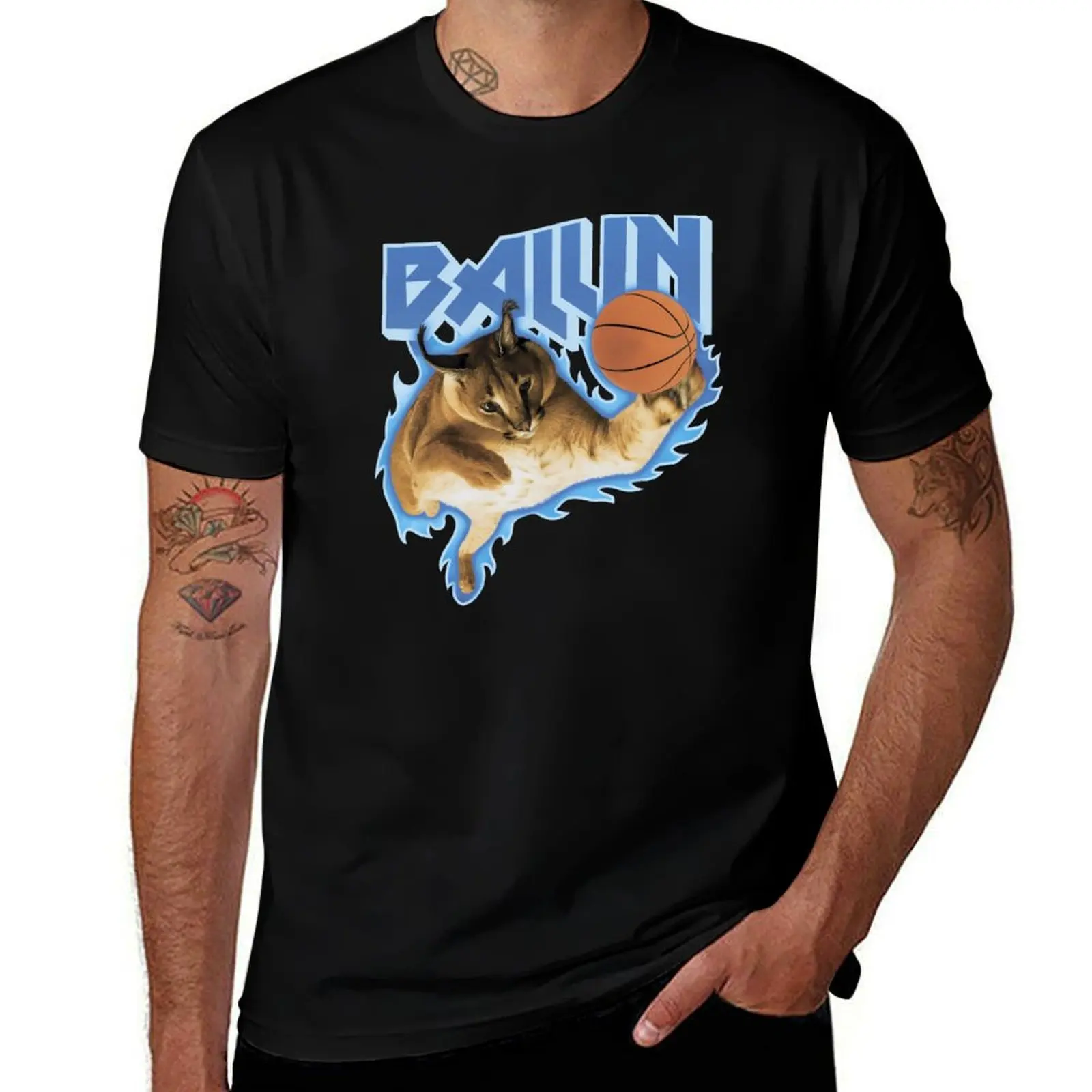 BIG FLOPPA BALLING MEME T-Shirt Lightweight Gym Training T-Shirt