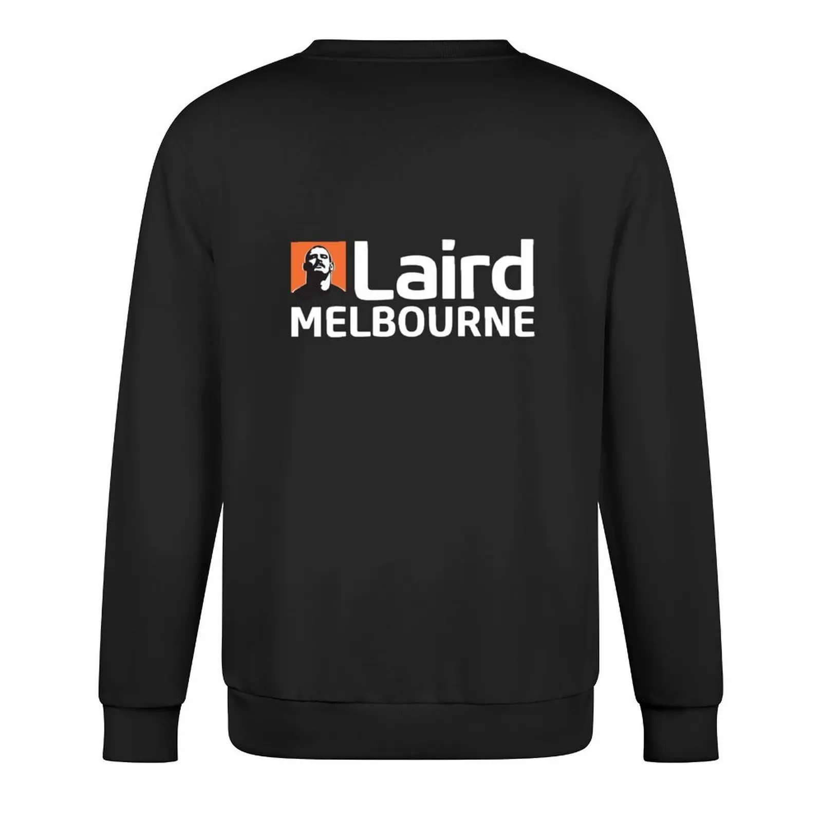 Laird ملبورن أفقي، بلوفر أبيض ملابس أنيمي ملابس رجالية على الطراز الكوري ملابس رجالية بلوزات