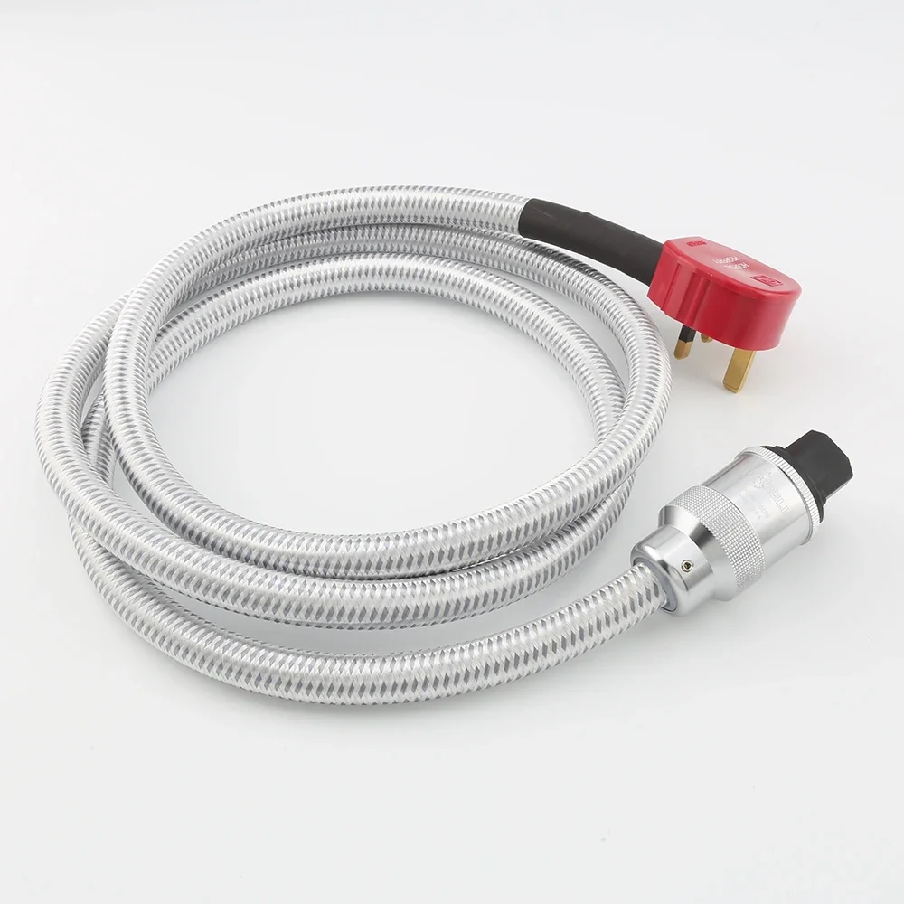 كابل طاقة المملكة المتحدة HI-End، قابس 3 دبابيس MK UK Plug Mains كابل الطاقة سلك تمديد الطاقة HiFi