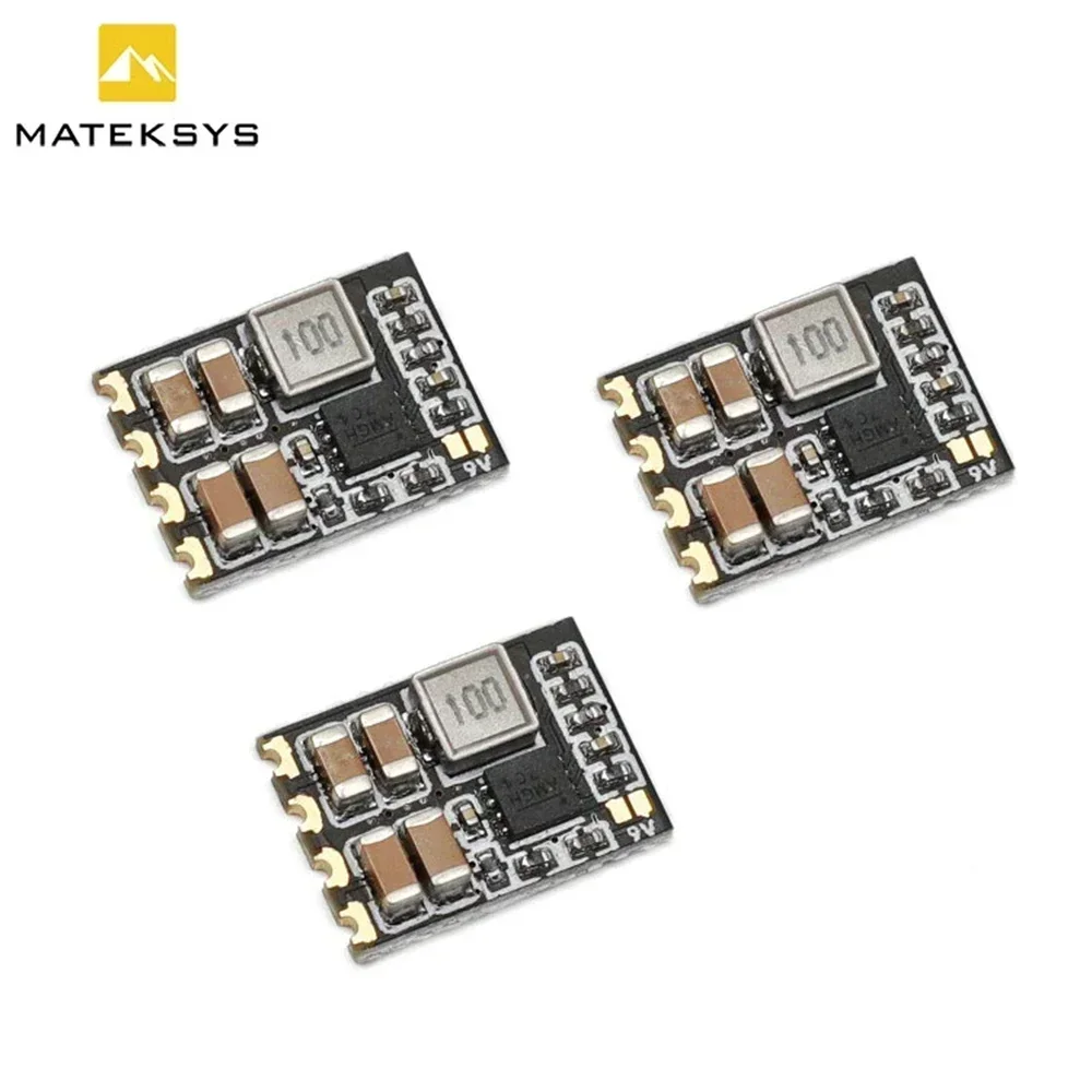 3pcs Matek Systems Micro BEC 6-30V To 5V / 9V-ADJ Step-down Regulator For RC Models Spare Part DIY Accessories