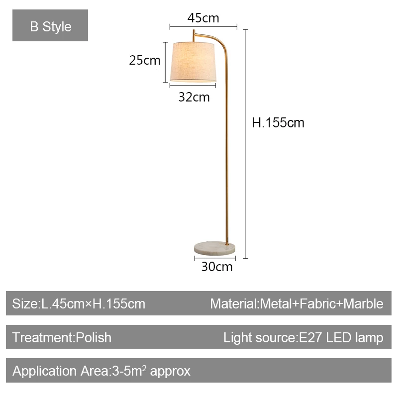 Современная напольная лампа с абажуром из ткани, настольная лампа E27, лампы для гостиной, кабинета, прикроватного столика, офиса