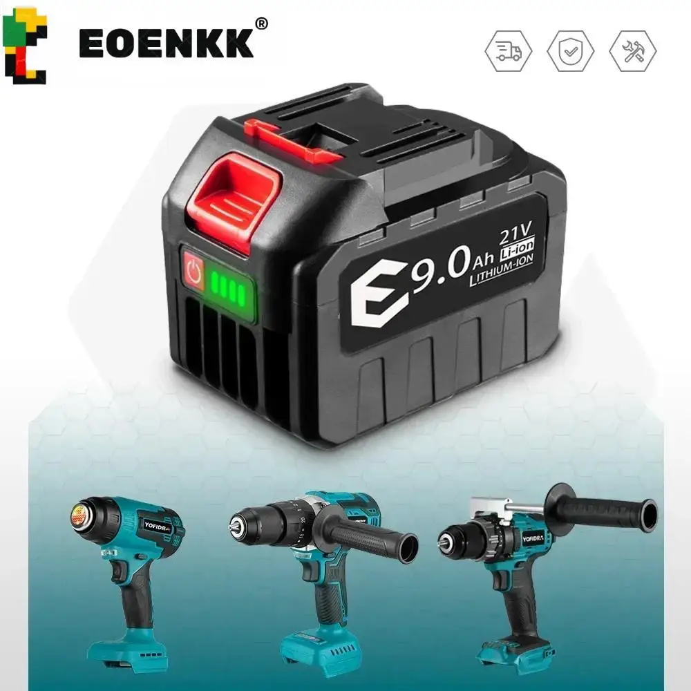 21v makita 3ah electric tool 6AH 9AH high-power durable lithium battery,for Makita 21V electric tool high voltage water gun