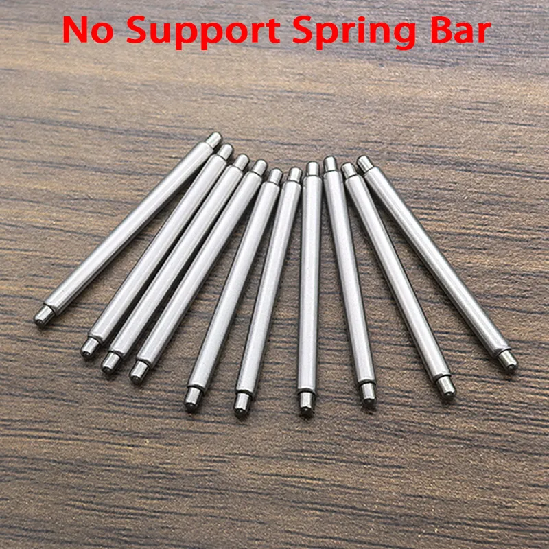 Dia 2.3mm Double Support / NO Support Spring Bars for Garmin Watch Strap Connector Spring Pins Steel 20mm 22mm 26mm Spring Bar
