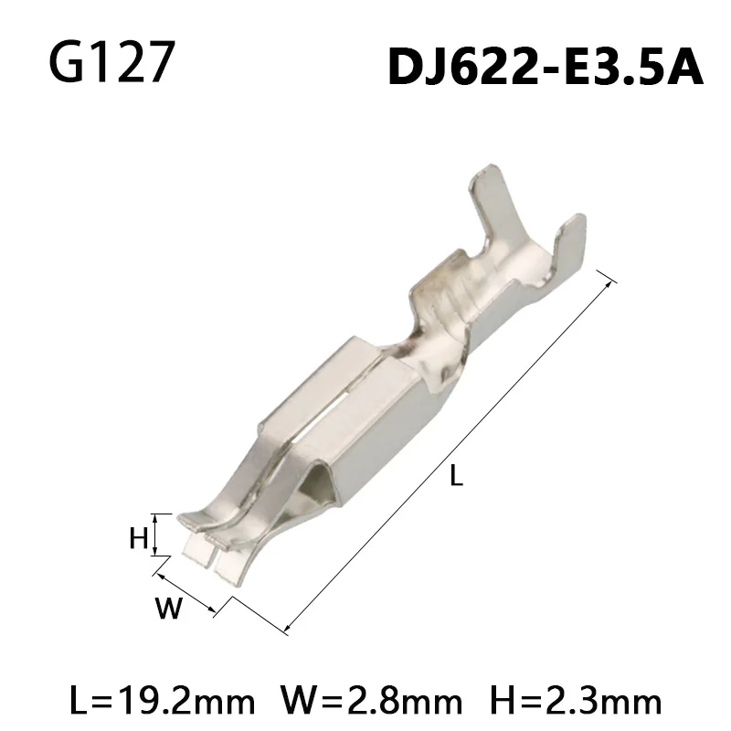 50 Pcs 2.5/2.8/3.5 MM Crimp Terminal  For FCI/TE/Tyco/AMP/Boschs Car Connector Auto Electrical Male Female Wire Terminals Pins