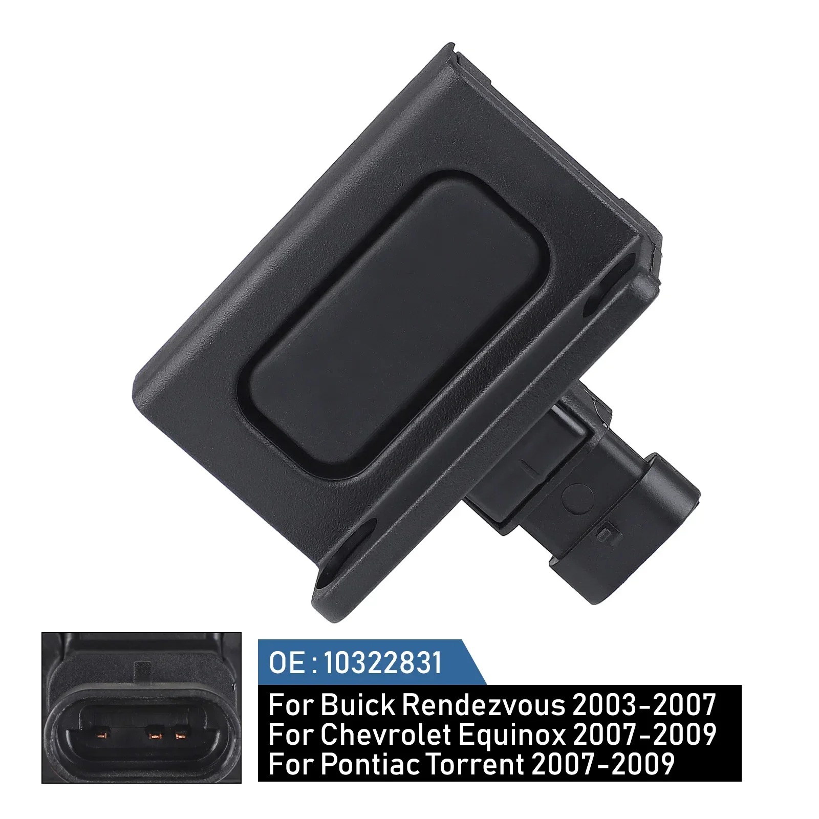 10322831 リフトゲート テールゲート リリース ボタン スイッチ - 2007-2009 シボレー エクイノックス & ビュイック レンデューノス 2003-2007 ポンティアック 730-76461