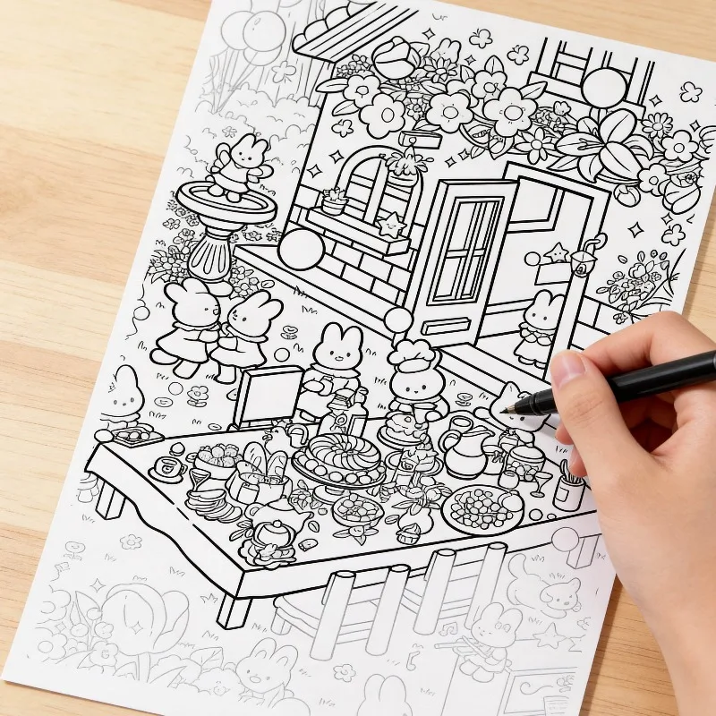 55 Randomly Different Interesting Patterns Containing Exquisite Graffiti Patterns for Copying and Coloring Suitable for Art Gift
