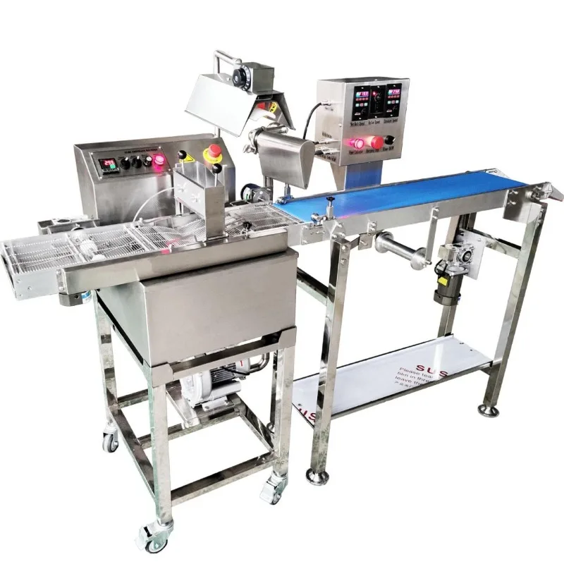 Automatic chocolate melting insulation sizing machine Automatic chocolate pouring coating machine Intelligent pouring machine