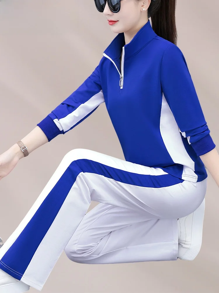 

New 2026 Women's Square Dance Fitn Performance Sportswear TUCANO Wooden Peing Bird Long Sve High Waist Cotton Set