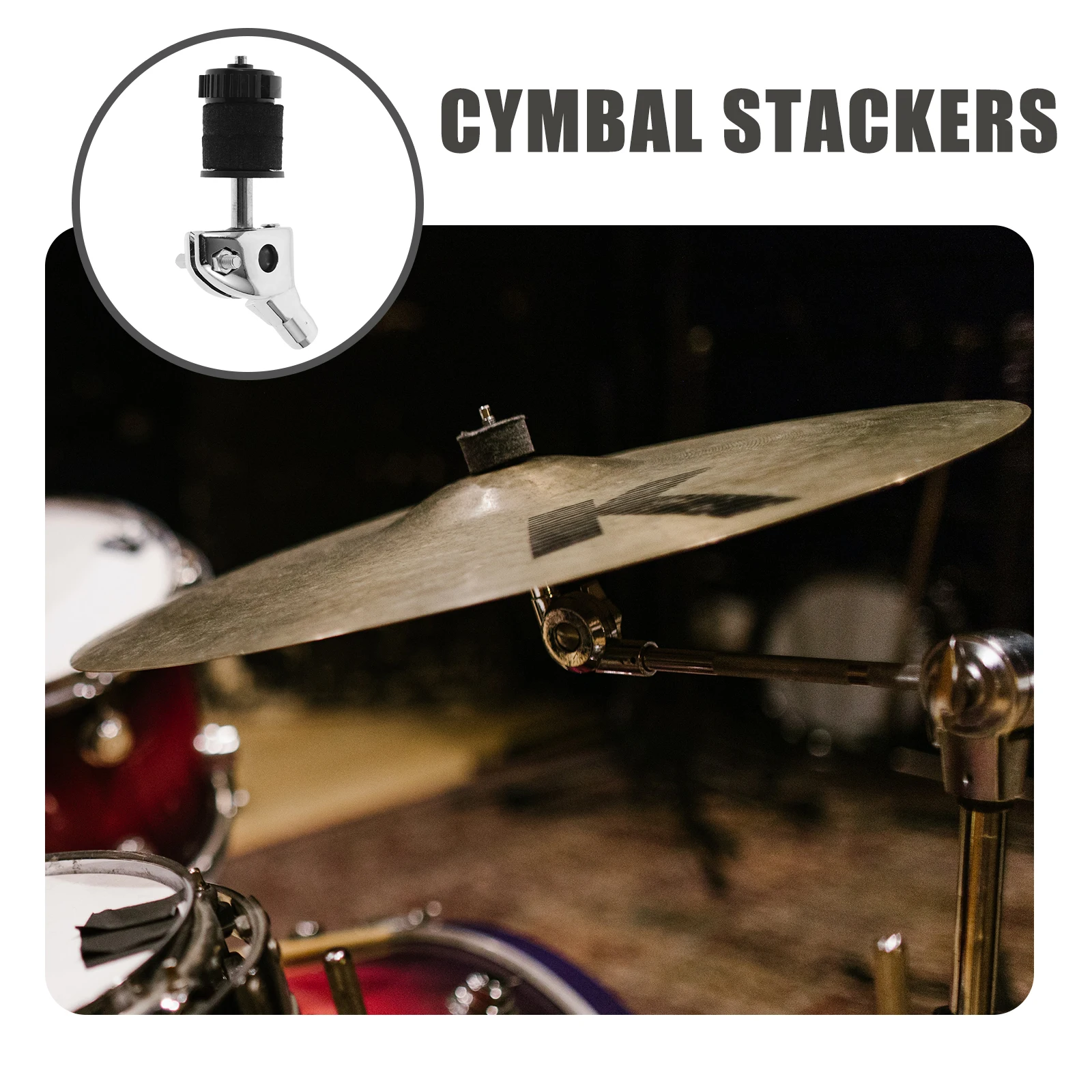 

Cymbal Durable Zinc Alloy Mounting Rack For Drum Percussion Accessories Hihat Cymbals Stacker Replacement Stacker For Drum Sets