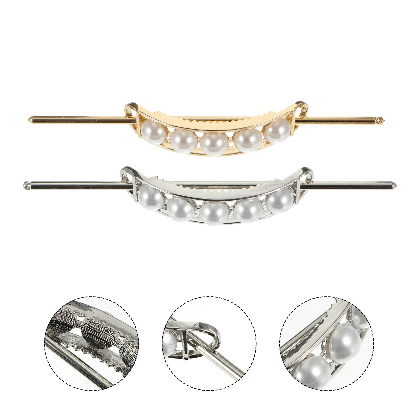 

2 шт., палочки для волос для девочек, жемчужная заколка для волос, зажим из сплава, модный аксессуар для повседневного отдыха, фестивалей, торжеств, женская заколка для волос