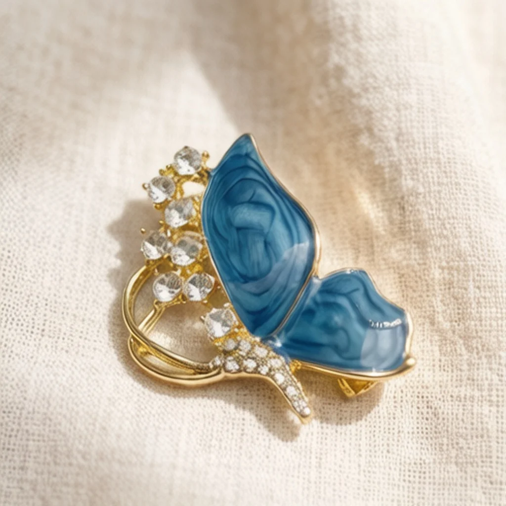 Trend 26 Brooch, Stylish Brooch, Silk Clip, High-End, Person