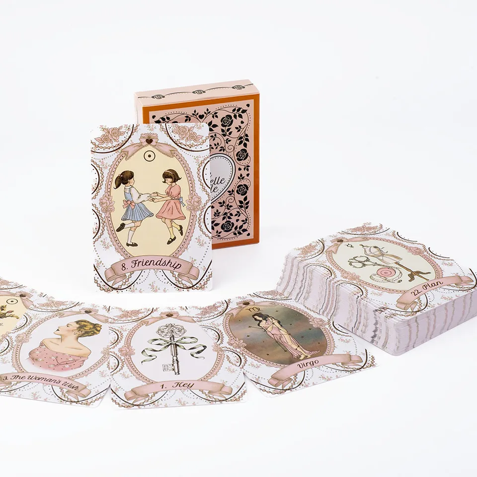 The Rosebelle Oracle Cards - Jeu de tarot standard anglais | Chiromancie et divertissement, divination, jeu de fête, collecte d'amis, lecture de tarot pour débutants et expérimentés, cadeau The Rosebelle Oracle Cards - Jeu de tarot standard anglais | Chiromancie et divertissement, divination, jeu de fête, collecte d'amis, lecture de tarot pour débutants et expérimentés, cadeau