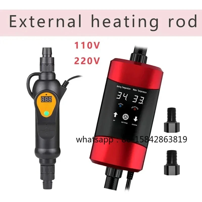 110-240V For Sunsun EH-300 EH-500 800W 1000W Aquarium Fish Tank Adjustable Temperature External Heater Automatic Thermostat