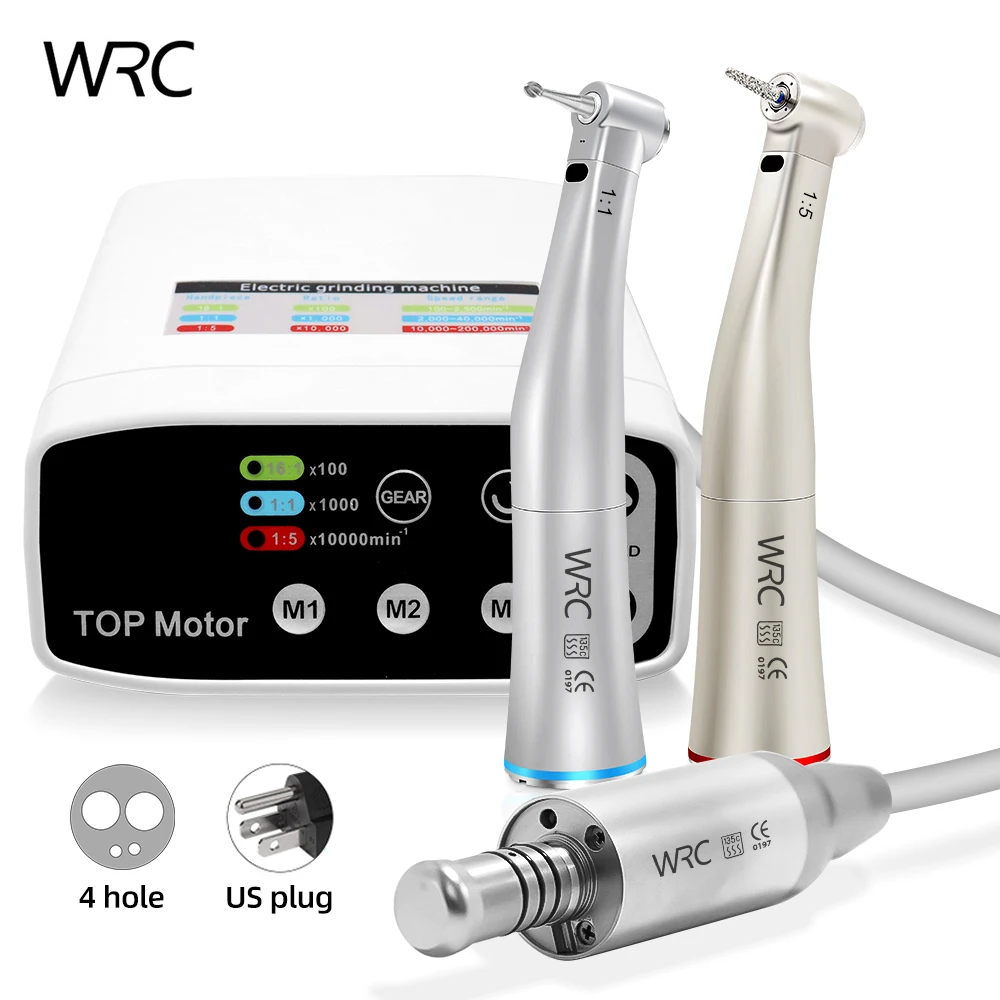 Dental Brushless Led Micro Motor Electric Grading Machine E-type Internal Water Spray Contra Angle Handpiece Machine