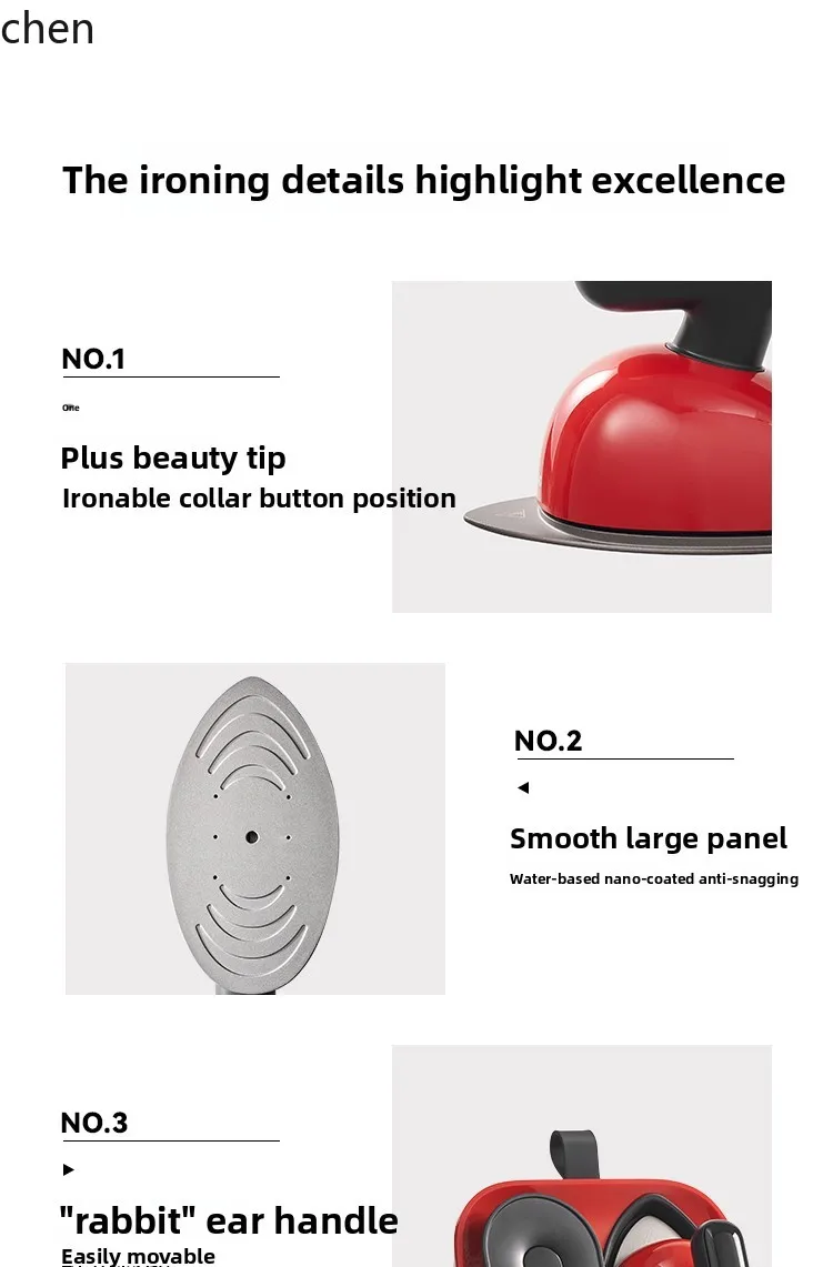 HXL Handheld Garment Steamer with Strong Pressure and Large Steam Spray for Silk and Cashmere Ironing