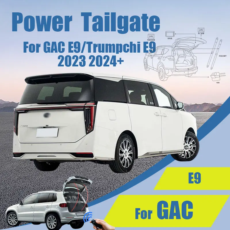 

For GAC E9/Trumpchi E9 2023 2024+ Car Electric Tailgate Modified Auto Intelligent Power Operated Trunk Automatic Lifting Door