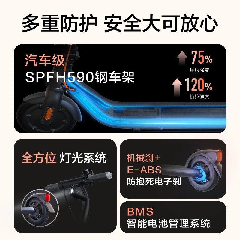 Scooter Folding Portable Female Male Adult Scooter