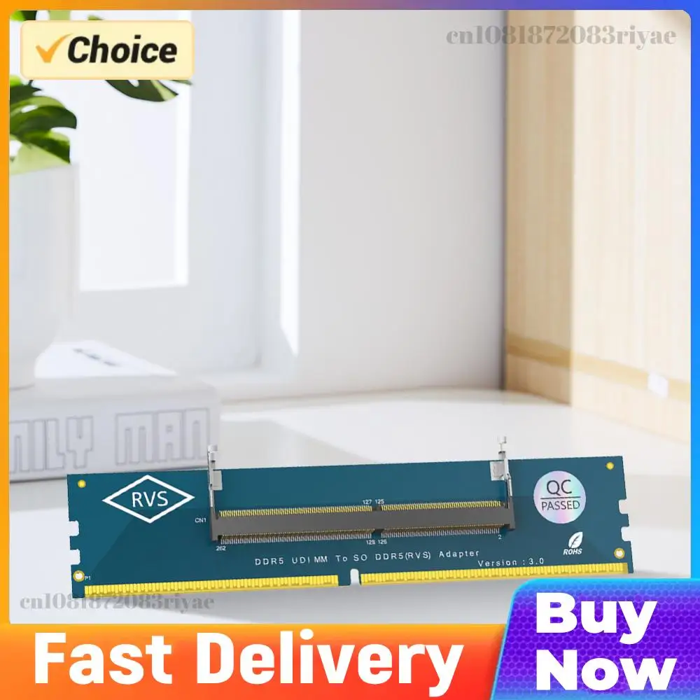 

Laptop SO DDR5 RAM To Desktop DDR5 U-DIMM Adapter Overcurrent Protection DDR5 Memory RAM Adapter Card for Desktop Laptop