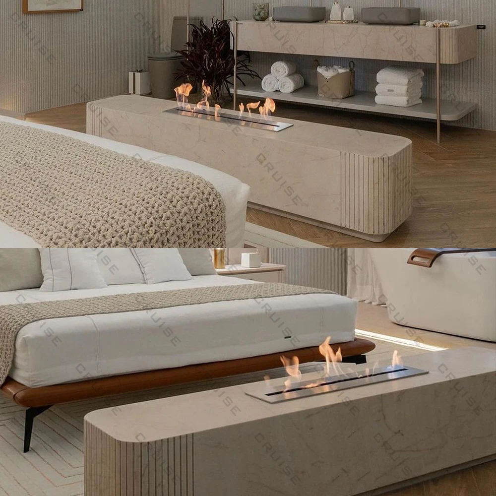 كروز غير التدخين حجم مخصص جزءا لا يتجزأ من تصميم الحفاظ على الطاقة في الهواء الطلق 800 مللي متر دليل الكحول الحيوي الإيثانول الموقد الموقد