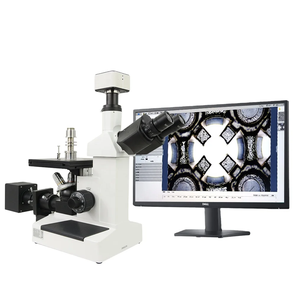 M2000D مجهر رقمي بصري ثلاثي العينيات ستيريو مقلوب - كاميرا مدمجة 20 ميجابكسل، USB3.0، تكبير 50x-1000x