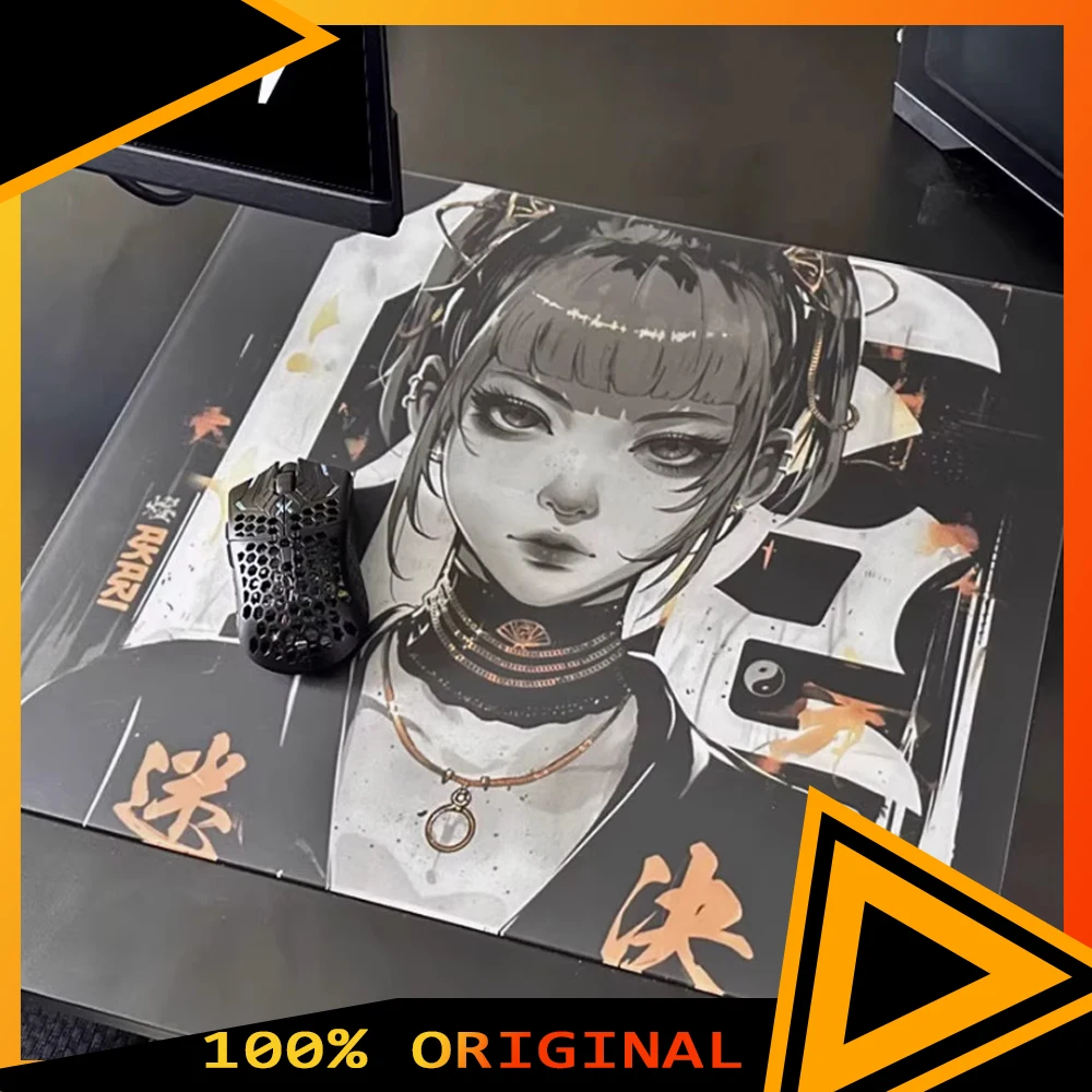 

Коврик для мыши PAN Esports GLSSWRKA Akari Akari Kazemi с гладким покрытием и полным покрытием поверхности для CS:GO, APEX, аксессуары для ПК