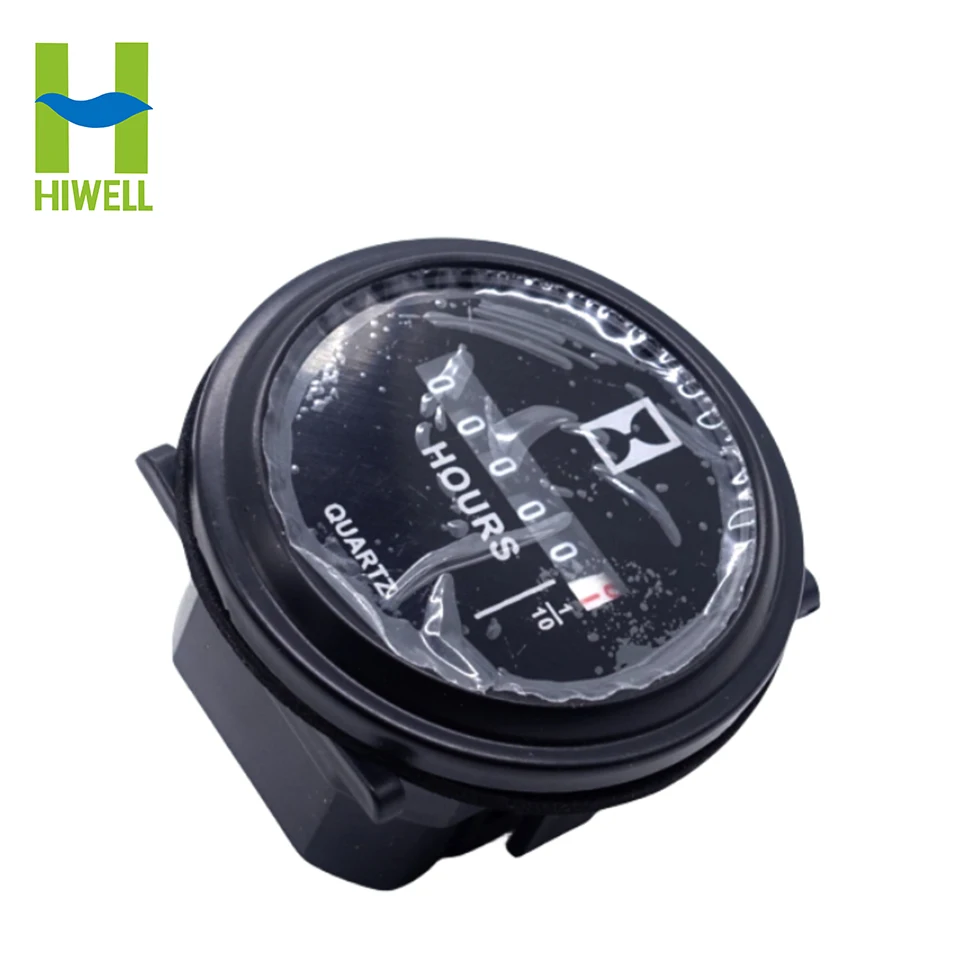 SH-1 Quartz Timer Round Hour Meter Counter Industrial Electronic Mechanical Timer For Car Motorcycle Generator DC6-80V